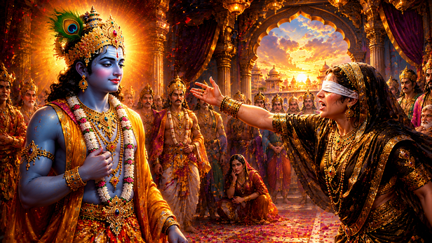 Gandhari On The Battlefield