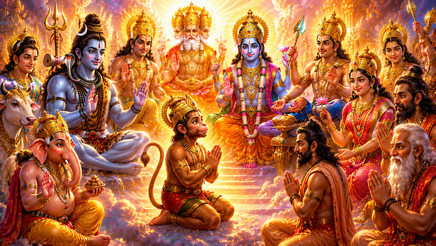 The Sacred Beginning of Hanuman Chalisa