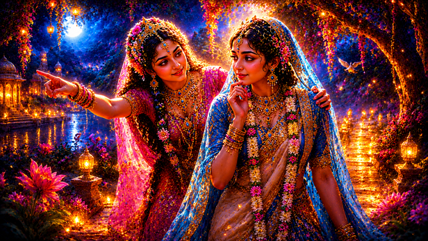 Lalita Guiding Radha
