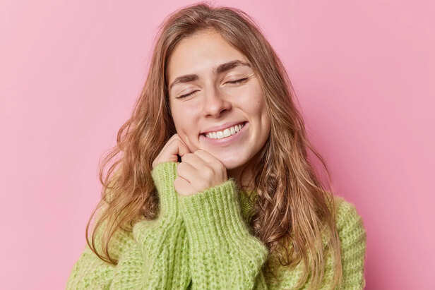 Girl with dimples