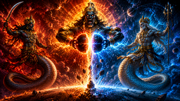 The Separation of Rahu and Ketu