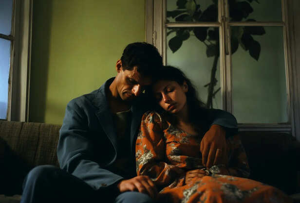 Depressed couple