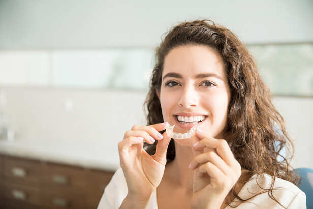 Invisible aligners