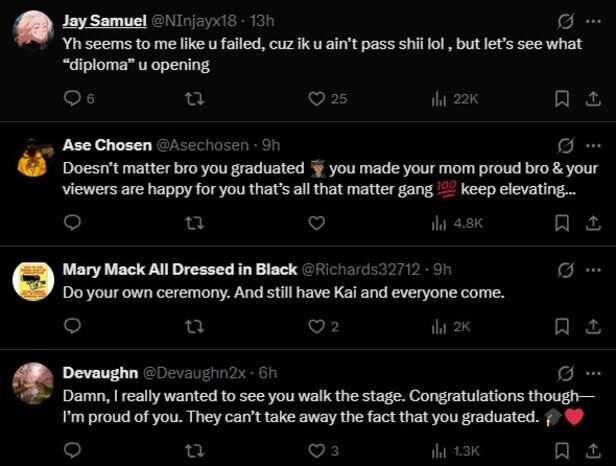 X | Rakai, aka 2xRakai, Says He Wasn't Allowed at His Graduation Ceremony