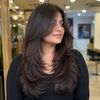 Long layer hair cut