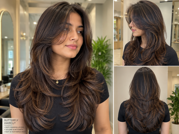 Butterfly hair cut