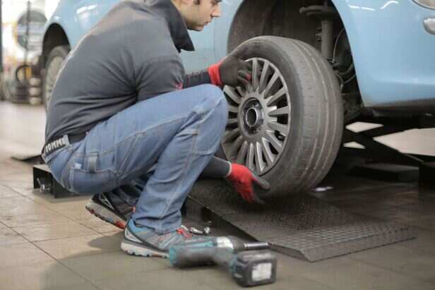 Spare Tire and Tire Changing Tools