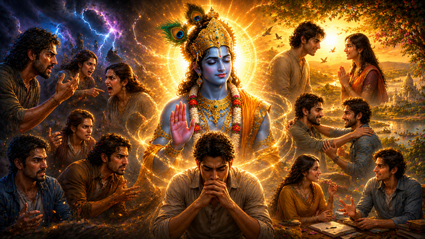 Krishna Sends Difficult People