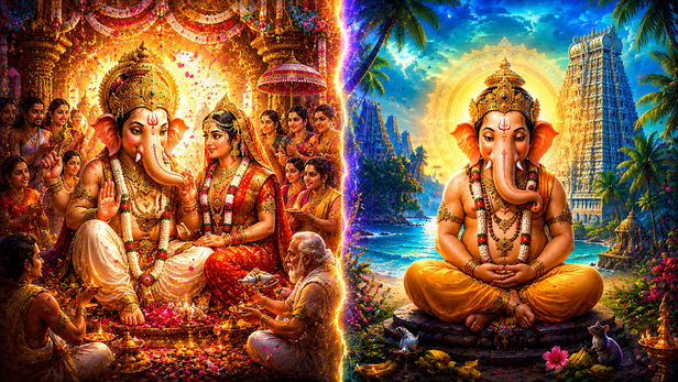 Ganesha Married