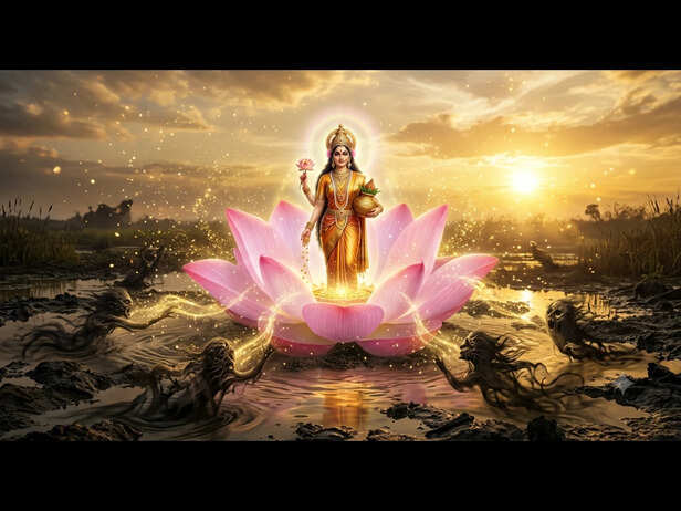 The Lotus That Triumphs Over Greed and Ignorance