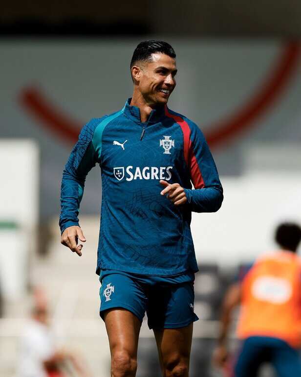 X/@Cristiano | Cristiano Ronaldo scored twice against Uzbekistan and became the first player in history to score in six different World Cups.
