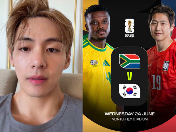X/@danielapopjy and @FIFAWorldCup | BTS member V addressed the upcoming match and even had a message for South African fans.