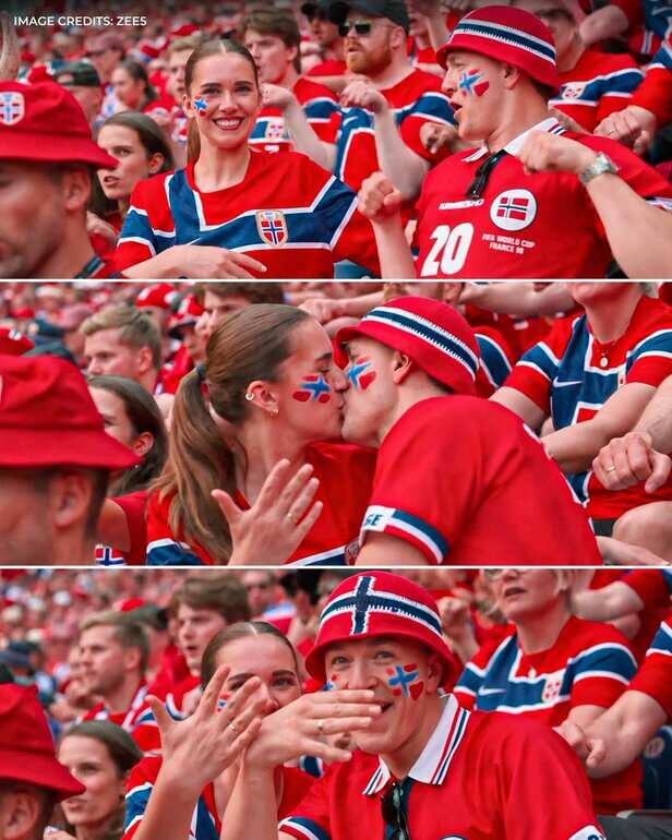 X | Norway Lost the Match, but This Couple's Fairytale Moment Sparked an AI Debate