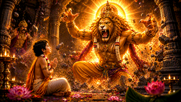 The Unique Form of Lord Narasimha