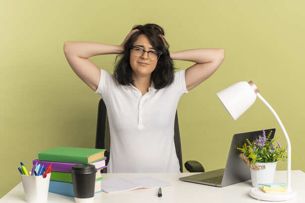 stressed girl