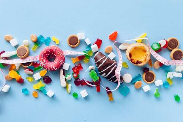 Foods full of sugar.