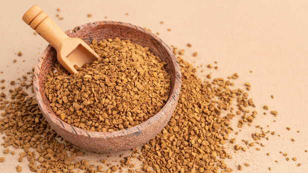 Fenugreek Water Beside a Healthy Breakfast