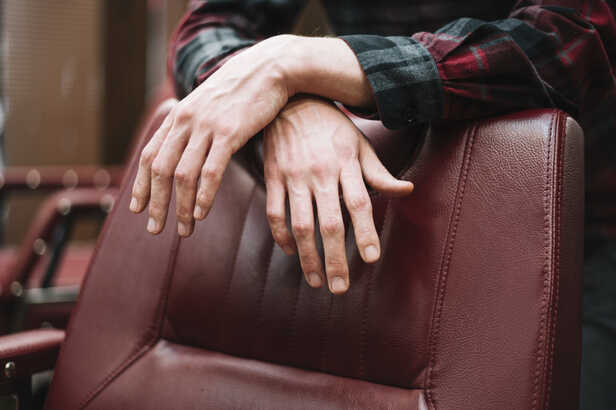 Fingernail Showing Dark Streaks and Color Changes