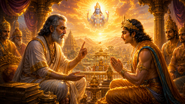 Mahabharata's Most Powerful Silent Conversation