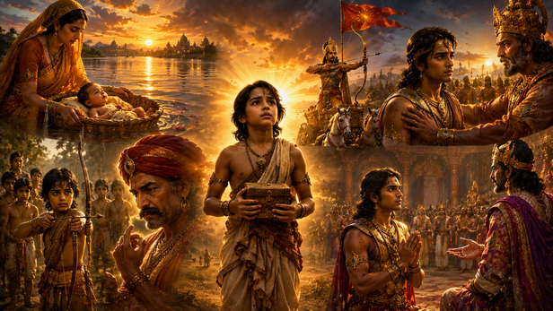 Karna's Childhood and His Search for Belonging