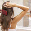 Brushing hair