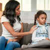 A Child Looking Worried After Being Scolded