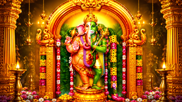 Ganesha-Hanuman Idol
