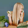Healthy hair supported by nutrient-rich foods