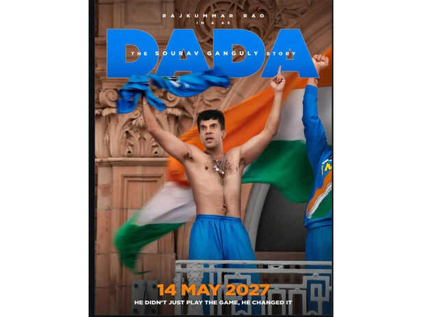 'Dada': RajKummar Rao recreates Sourav Ganguly's iconic Lord's celebration in first-look poster