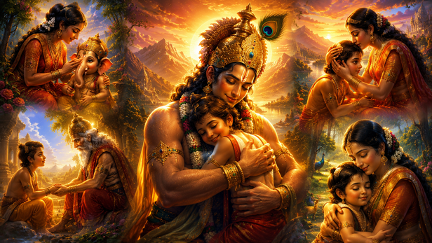 King Dasharatha Watching Rama Leave Ayodhya