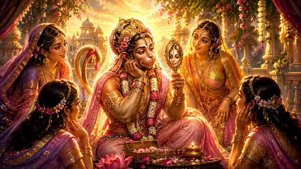 Hanuman Became Charushila Sakhi