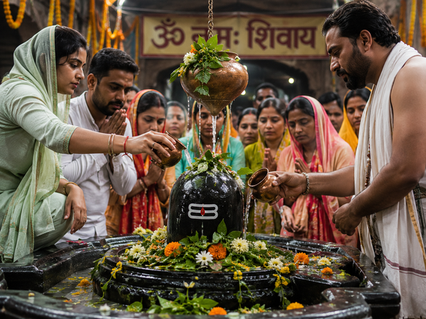 Shivling Puja