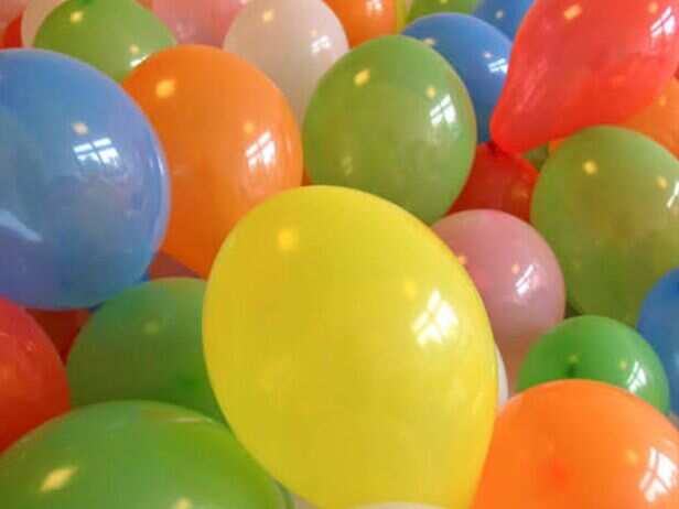 Balloons are not completely air-tight