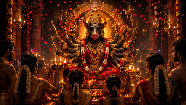 Devotees Worship Maa Varahi