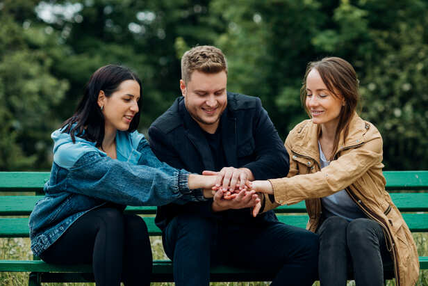 Friends Supporting Each Other During Difficult Times