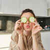 Fresh Cucumber Slices for Under-Eye Care