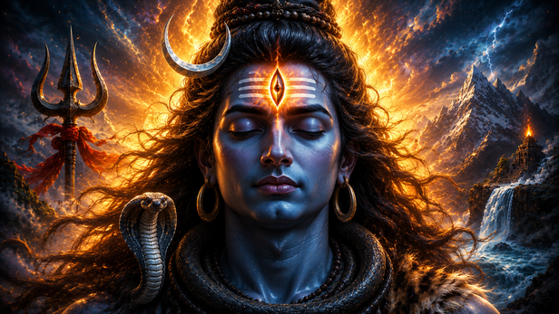 Lord Shiva's Divine Third Eye