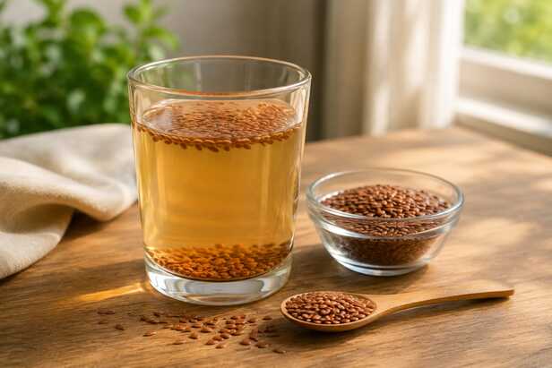 Start Your Day with Flaxseed Water