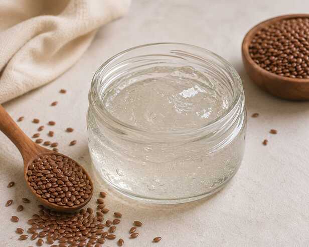 Natural Flaxseed Gel For Hair Styling