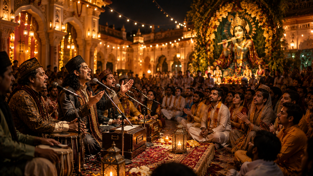 his Sufi Qawwali for Krishna