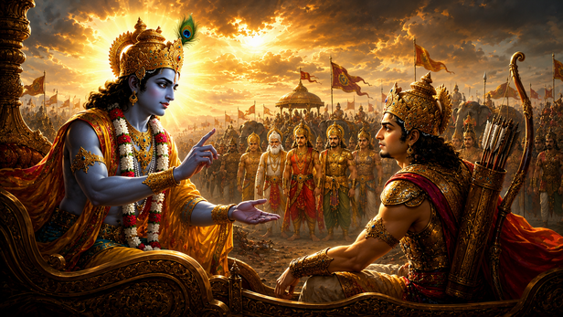 Krishna Told Arjuna