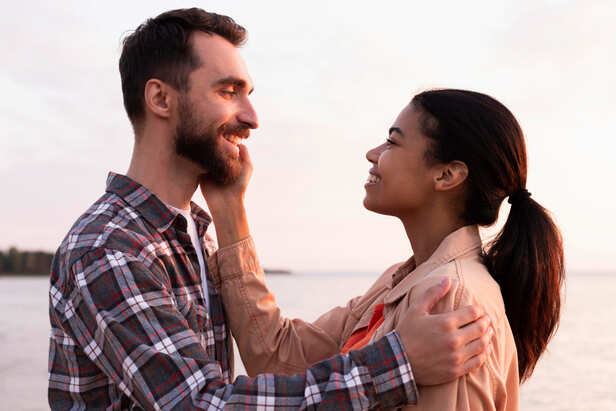 Couple having an open and honest conversation