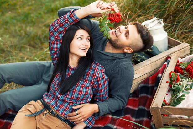 Man enjoying quiet time while staying connected to his partner