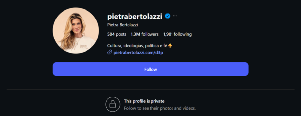Instagram/pietrabertolazzi | Pietra Bertolazzi has temporarily withdrawn from social media.