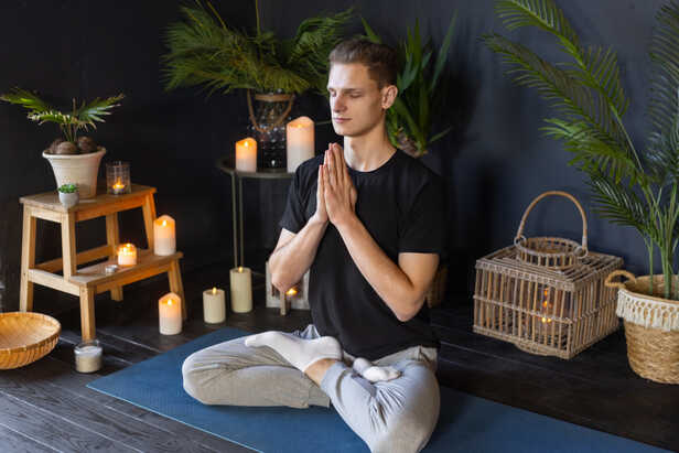 Meditation and prayer creating inner peace