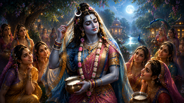 Lord Shiva Become a Gopi