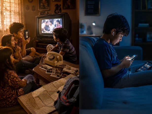 Childhood Then vs Now<br>