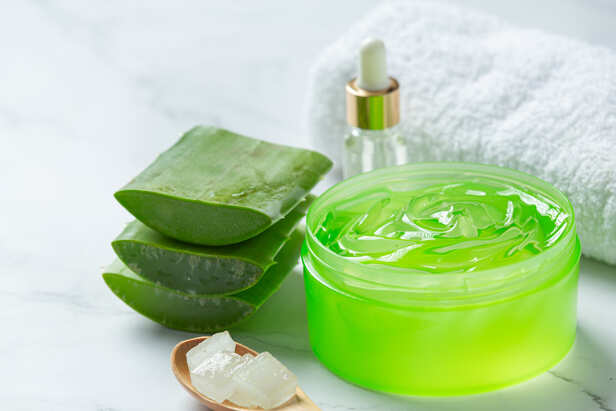 Fresh Aloe Vera Gel for Skincare
