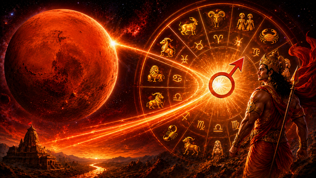 Planet Mars Moving into Gemini