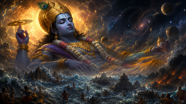 ChatGPT Runs the Universe During Vishnu's 4